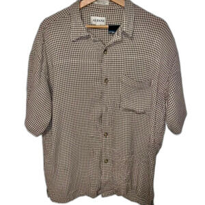 Alfani Men's checkered button down shirt